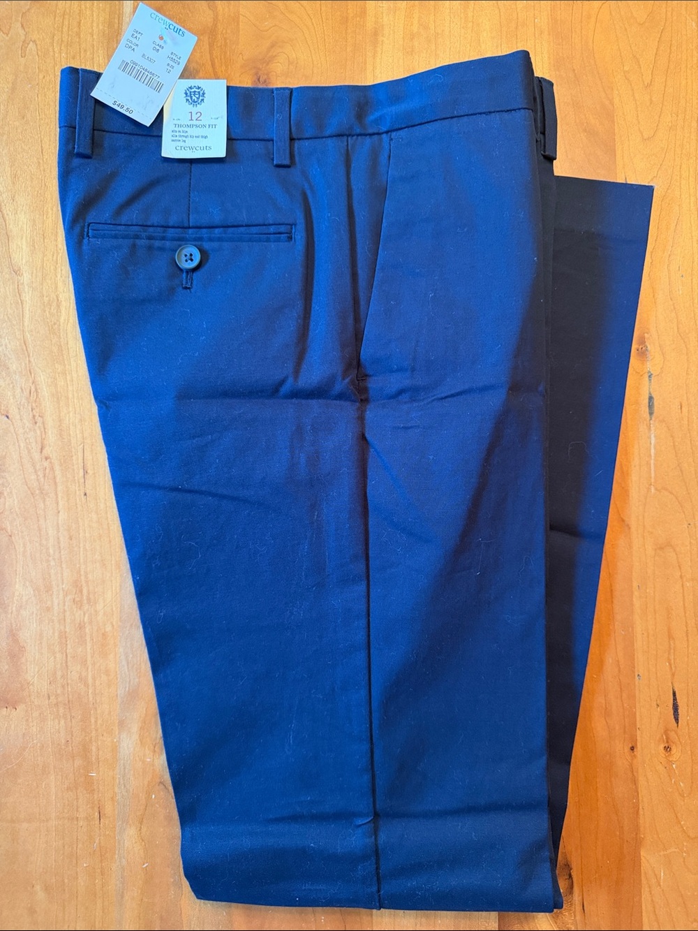 Crewcuts Boys' Thompson Navy Dress Pants